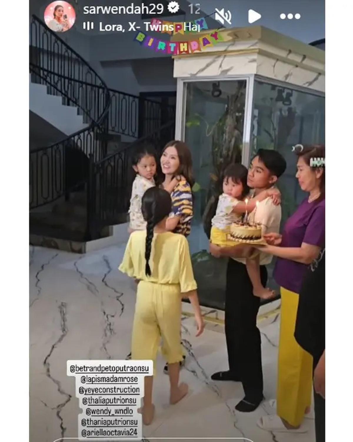 6 Potret Ultah Betrand Peto ke-20, Ruben Onsu dan Sarwendah Beri Kejutan Terpisah