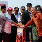 Presiden Joko Widodo meresmikan empat ruas tol yang bagian dari tol Trans Jawa pada Kamis (20/12/2018)