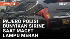 Viral! Mobil Polisi Bunyikan Sirine Saat Macet di Lampu Merah