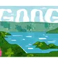 Google Doodle Danau Toba. (dok. Google)