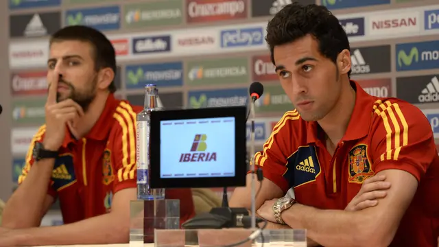 Gerard Pique dan Alvaro Arbeloa