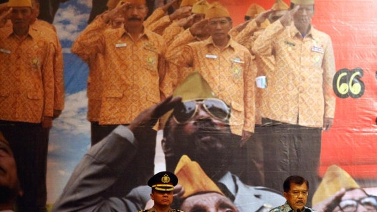 Wapres JK hadiri puncak peringatan Hari Veteran di JCC Senayan