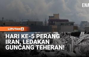 Ledakan kembali mengguncang Teheran pada Rabu dini hari ketika perang antara Iran melawan Amerika Serikat dan Israel memasuki hari kelima.
