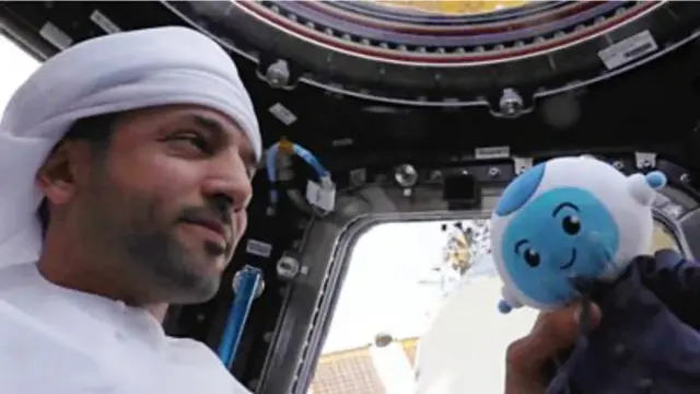 Astronaut UEA Sultan Al Neyadi telah mengirim ucapan selamat Idul Fitri dari Stasiun Luar Angkasa Internasional. (Twitter/@Astro_Alneyadi)