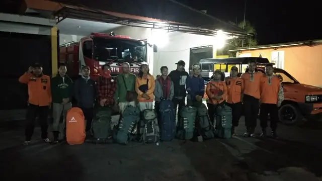 Pendaki di Gunung Raung dievakuasi.