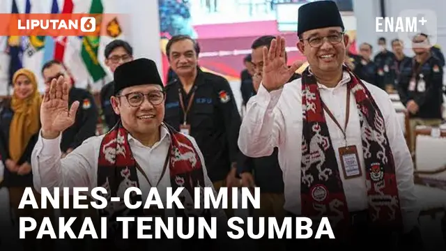 Makna Kain Tenun Sumba yang Dipakai Anies-Cak Imin