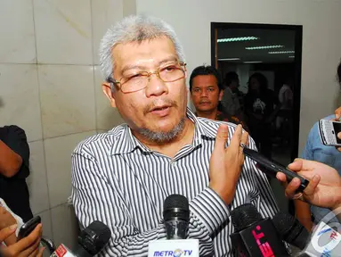 Mantan Menteri Kehutanan MS Kaban hadir sebagai saksi dari terdakwa Anggoro Widjojo (Liputan6.com/Miftahul Hayat).
