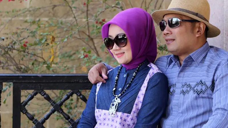 Ridwan Kamil dan istri, Athalia Kamil.