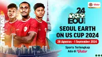 Jadwal Siaran Langsung Seoul Earth on Us Cup di Vidio. (Sumber: dok. vidio.com)