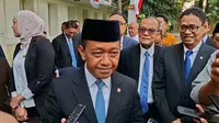 Menteri ESDM Bahlil Lahadalia melantik pejabat baru di Kementerian ESDM, Rabu, (5/8/2026). (Foto: Liputan6.com/Arief RH)