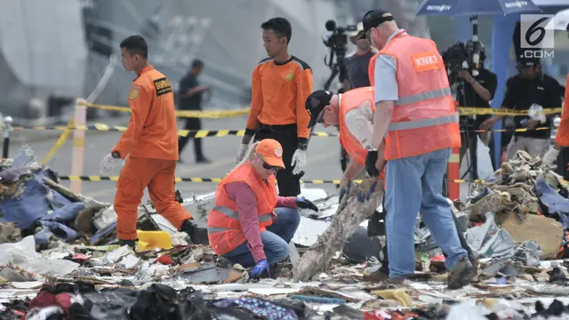 KNKT Pilah Temuan Serpihan Lion Air
