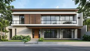 7 Model Fasad Rumah dengan Aksen Garis Horizontal, Bikin Hunian Tampil Mewah dan Luas