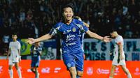 Aksi penyerang PSIM Yogyakarta, Muhammad Iqbal, setelah menaklukkan Madura United  2-1 pertandingan pekan ke-33 BRI Super League 2025/2026 di Stadion Sultan Agung (SSA), Bantul, Yogyakarta, Minggu (17/5/2026) malam WIB. (Instagram PSIM)
