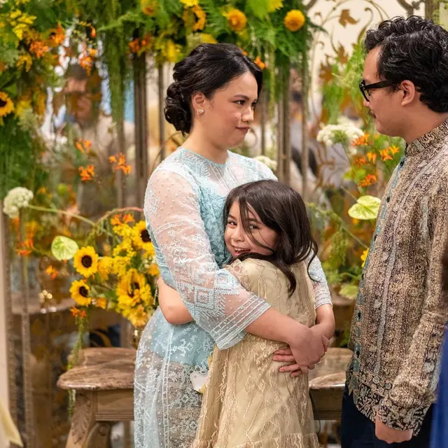 Marshanda dan Sienna Ameerah Kasyafani tampil kompak dalam acara lamaran Alyssa Ramadhani (Foto: Instagram/@marshanda99)