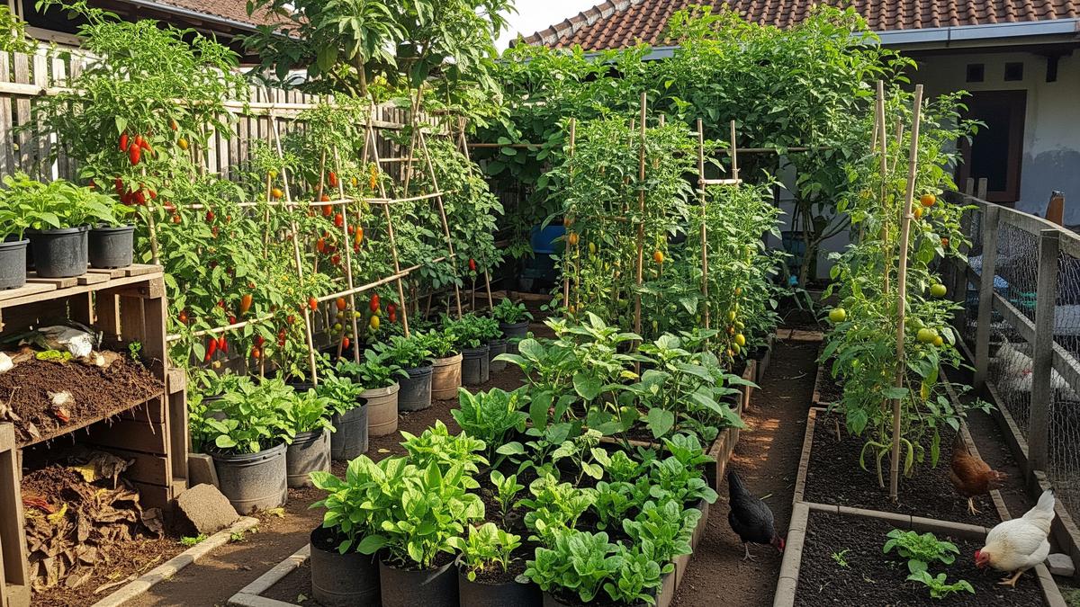 8 Inspirasi Kebun Produktif yang Memanfaatkan Limbah Ternak Sebagai Pupuk Alami