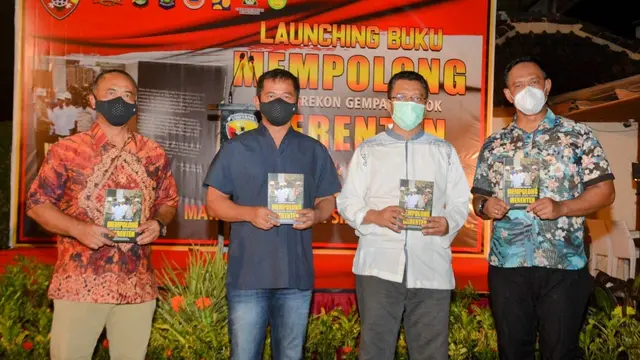 Pangdam Udayana Luncurkan Buku “Mempolong Merenten” kisah Gempa Lombok
