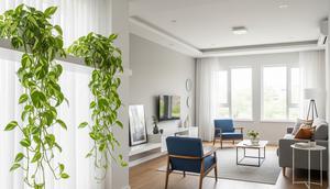 Tanaman Terbaik untuk Ruang Tamu dan Bikin Rumah Terlihat Lebih Segar dan Hidup Sirih Gading/ AI