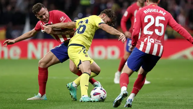 Liga Spanyol Atletico Madrid vs Villarreal