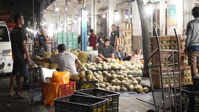 Pedagang Melon di Pasar Gede Solo Rasakan Peningkatan Ekonomi Sejak Ada MBG