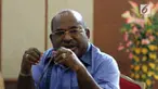 Gubernur Papua Lukas Enembe diperiksa penyidik Direktorat Tindak Pidana Korupsi Bareskrim Polri hari ini, Selasa (22/8/2017)