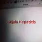 Ilustrasi gejala hepatitis. Foto: Ade Nasihudin/liputan6.com.