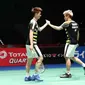 Ganda putra Indonesia, Kevin Sanjaya Sukamuljo/Marcus Fernaldi Gideon (doc. PBSI)