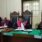 Sidang vonis kasus intimidasi jurnalis di Pengadilan Negeri (PN) Medan, Selasa (11/7/2023).