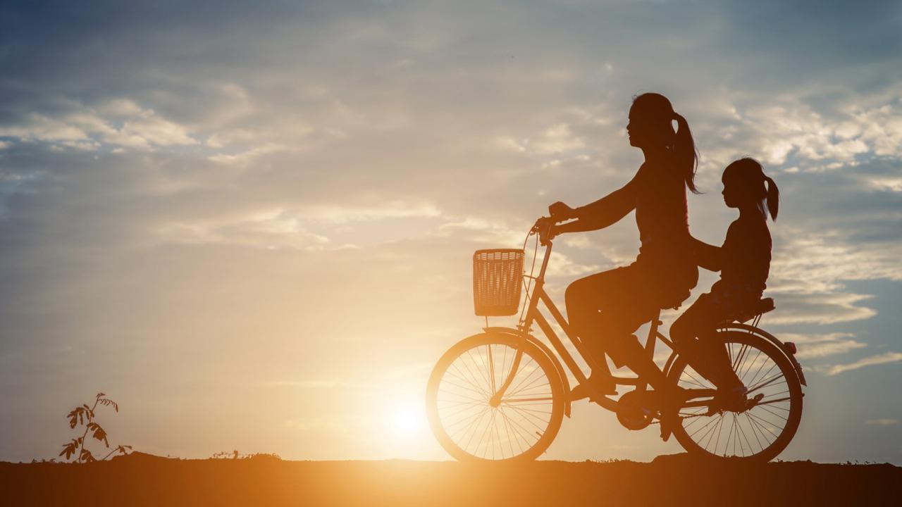 Ilustrasi ibu dan anak