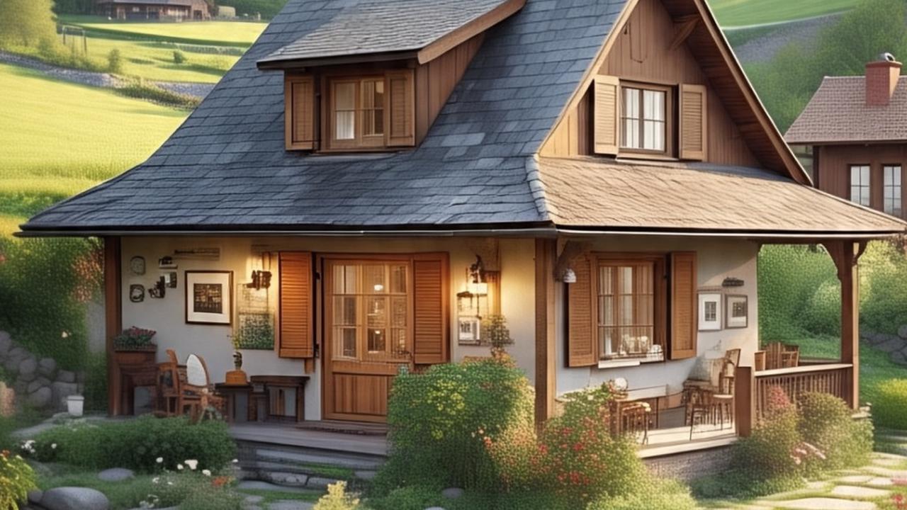Ilustrasi Model Rumah Sederhana yang Indah