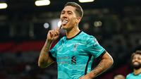 Roberto Firmino - Striker Liverpool ini merupakan salah satu predator garang di liga Inggris. Datang ke Anfield pada 2015 silam, Firmino total telah berlaga sebanyak 214 kali di Premier League. (AFP/Dave Thompson)