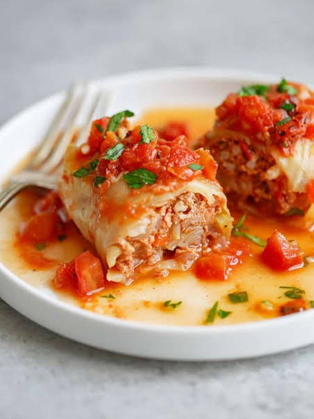 Malfouf, makanan tradisional Palestina yang biasanya muncul saat Ramadan.