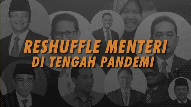 Ada enam posisi yang diumumkan diganti maupun diisi pada reshuffle kabinet Jokowi pada Selasa, 22 Desember 2020 di Istana Kepresidenan Jakarta.