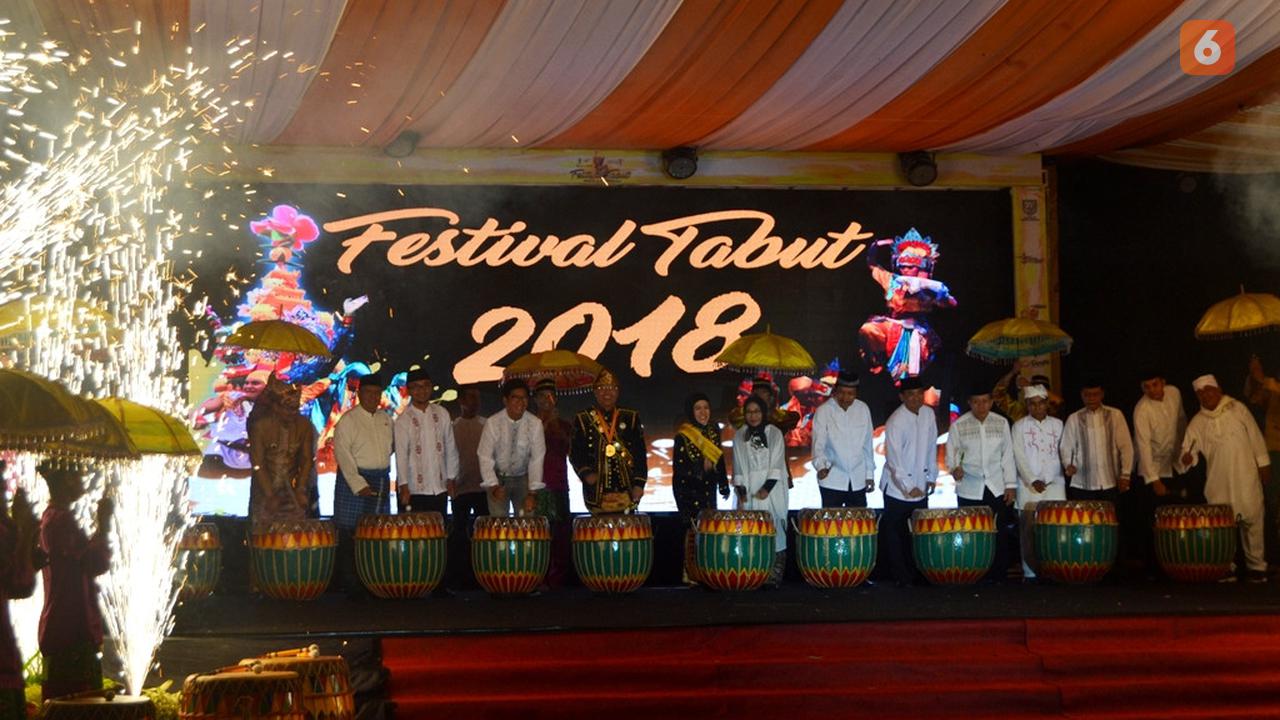 Tradisi Budaya Tabut Bengkulu 2018 Resmi Digelar