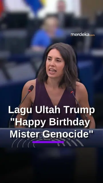 Viral Anggota Parlemen Eropa Nyanyikan 'Happy Birthday Mister Genocide' untuk Ultah Trump