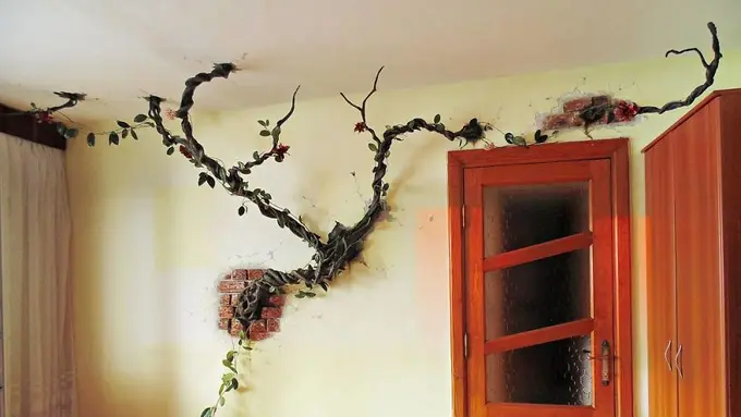 [Bintang] Seakan Nyata, Lukisan Tembok Ini Bikin Rumahmu Kayak Hutan Rimba