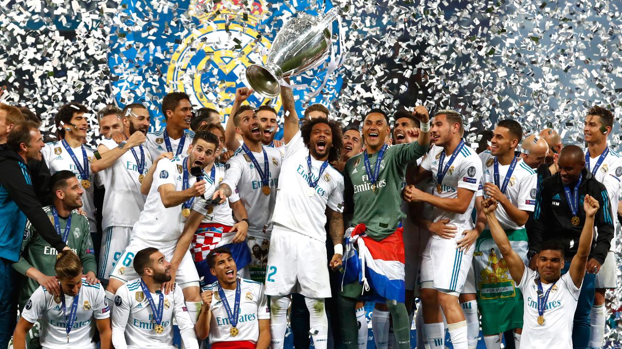 Selebrasi Real Madrid Usai Juarai Liga Champions 2018