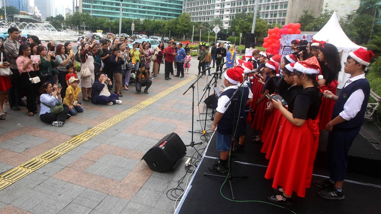 Semarak Christmas Carol Sambut Perayaan Natal di Jakarta