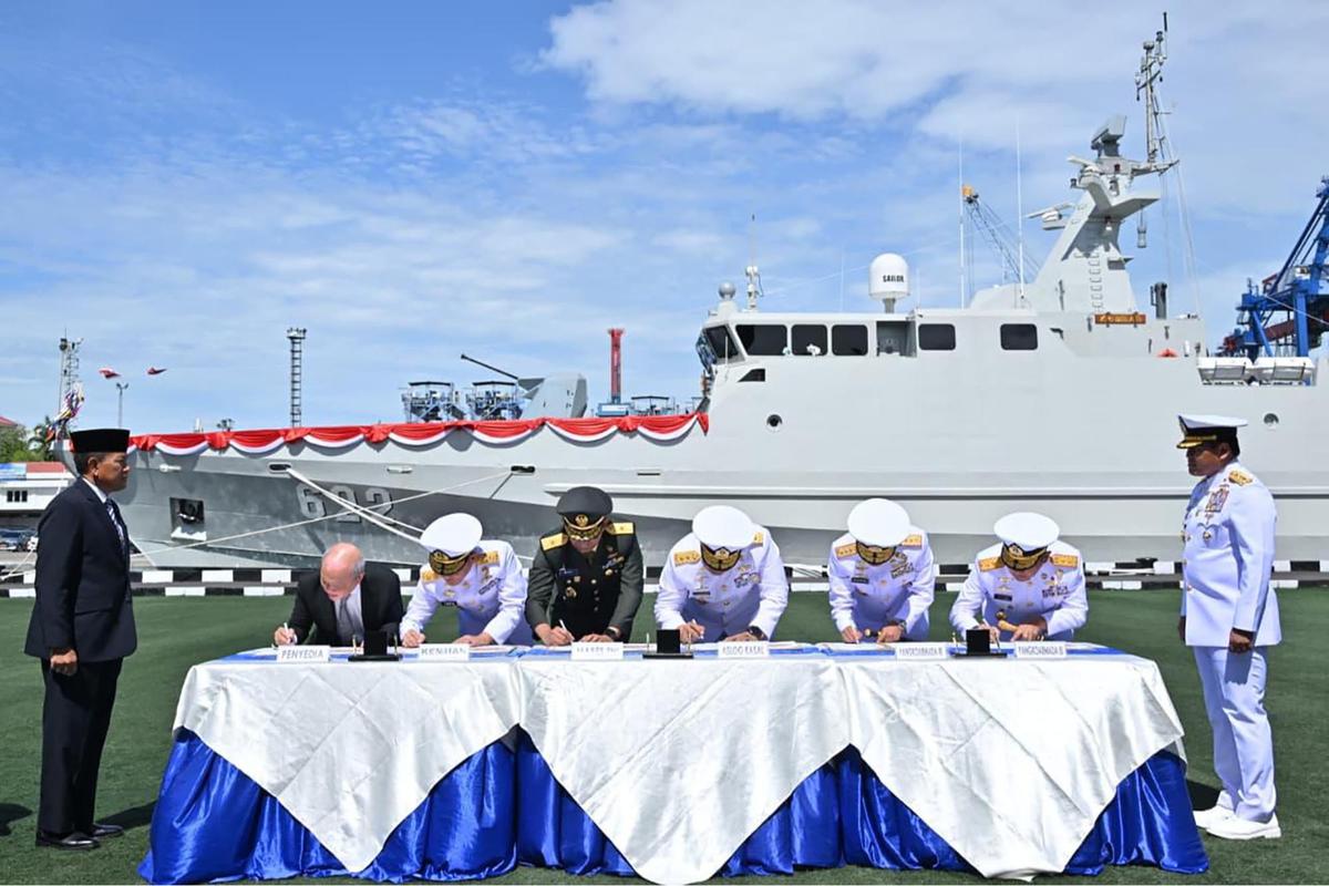 FOTO: KRI Belati-622 Resmi Perkuat Armada Tempur TNI AL