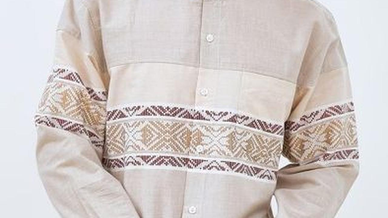 4. Kemeja Pria Koko Panjang Khaki｜2956<br>