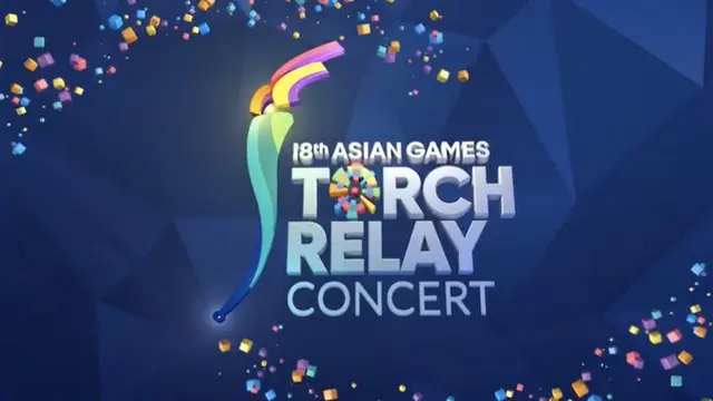 Berita video kirab obor Asian Games 2018 di Indosiar dan TVRI.