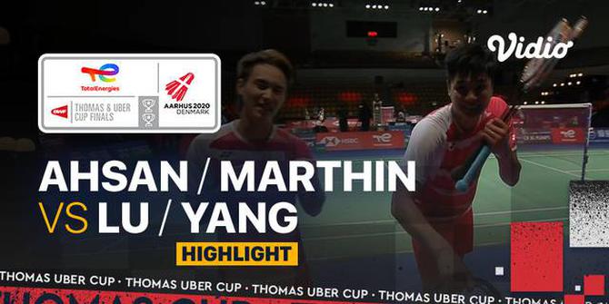 VIDEO Piala Thomas 2020: Mohammad Ahsan / Daniel Marthin Kalah, Indonesia Vs Chinese Taipei 2-2