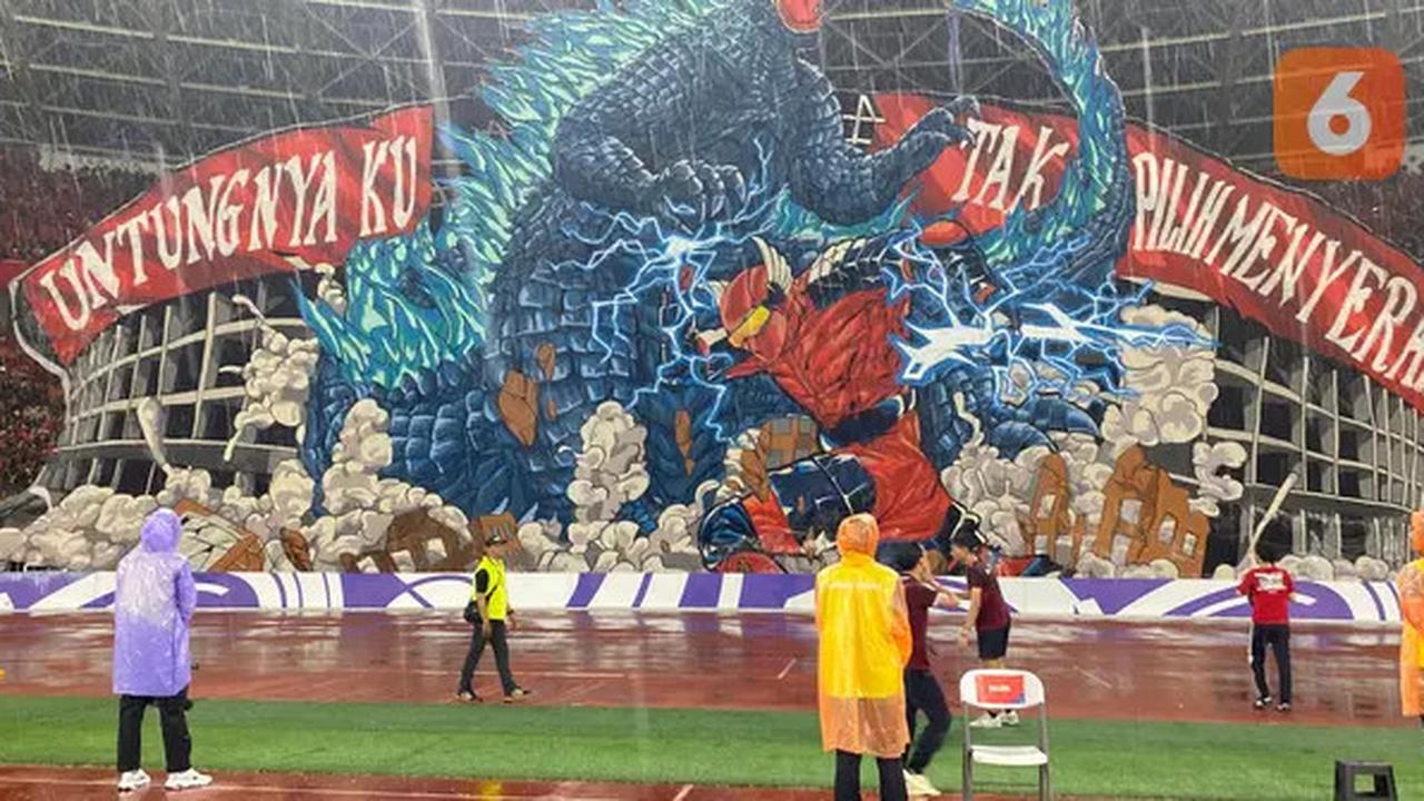 Kata Suporter Jepang usai Nonton di GBK: Apresiasi Koreo Godzilla Vs Gundala hingga Puji Indonesia Negara Aman