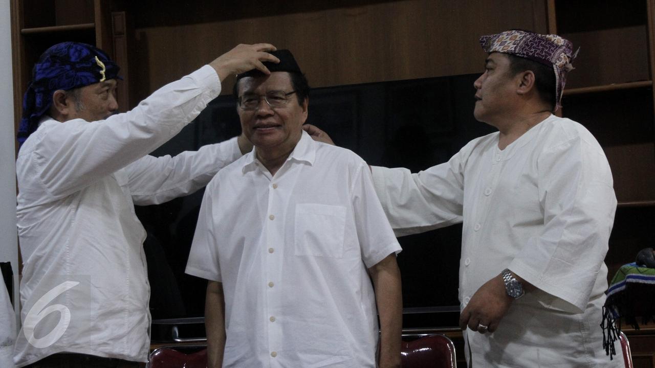 20160904 Baraya Sunda Dukung Rizal Ramli Maju di DKI 1