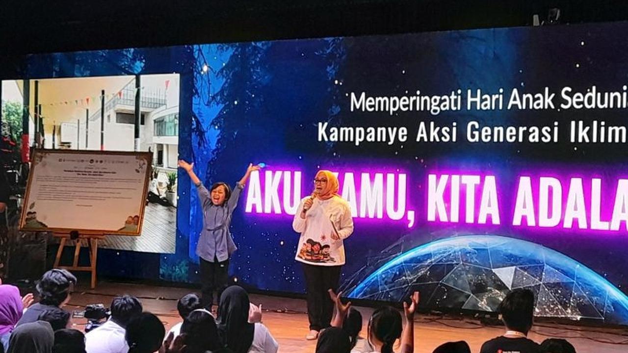 Kementerian PPPA dan Save the Children Kampanyekan 'Aku, Kamu, dan Kita Bumi': Anak-anak Lindungi Bumi dari Krisis Iklim