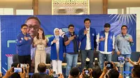 Tiga kader muda Partai Solidaritas Indonesia (PSI) memutuskan bergabung dengan Partai Amanat Nasional (PAN).  mereka menilai PAN sebagai partai yang peduli dengan kaum muda. (Liputan6.com/Nanda Perdana Putra)