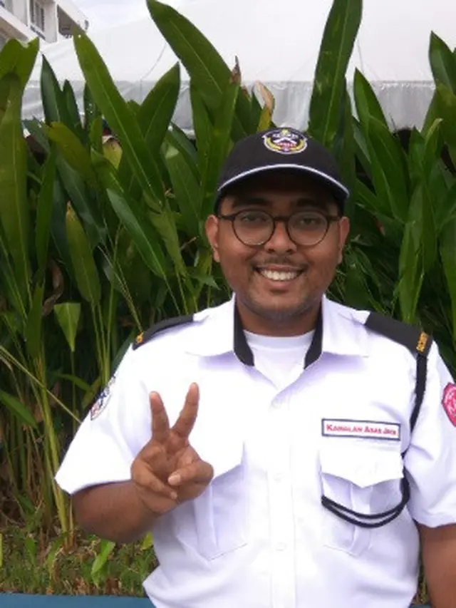 kisah pria malaysia menginspirasi (foto: Twitter/@azwant)