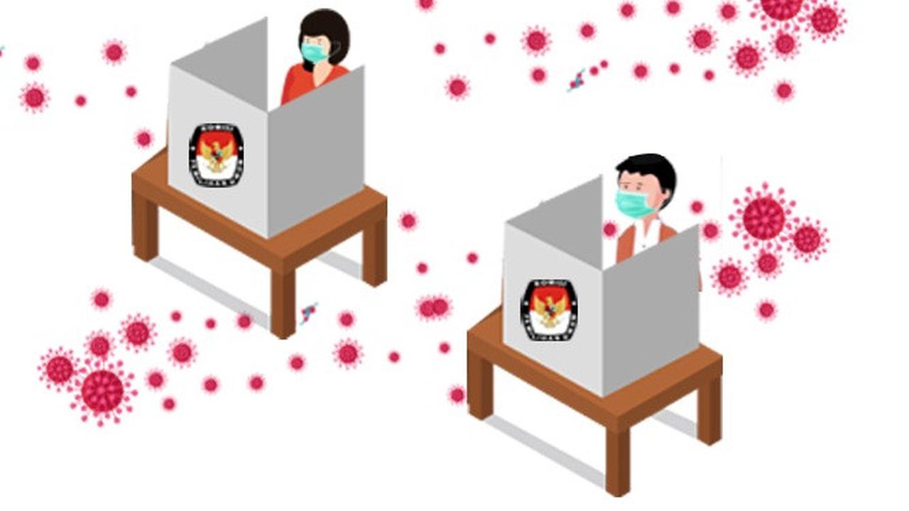 Banner Infografis Suntikan Dana Pilkada 2020 di Tengah Covid-19. (Liputan6.com/Trieyasni)