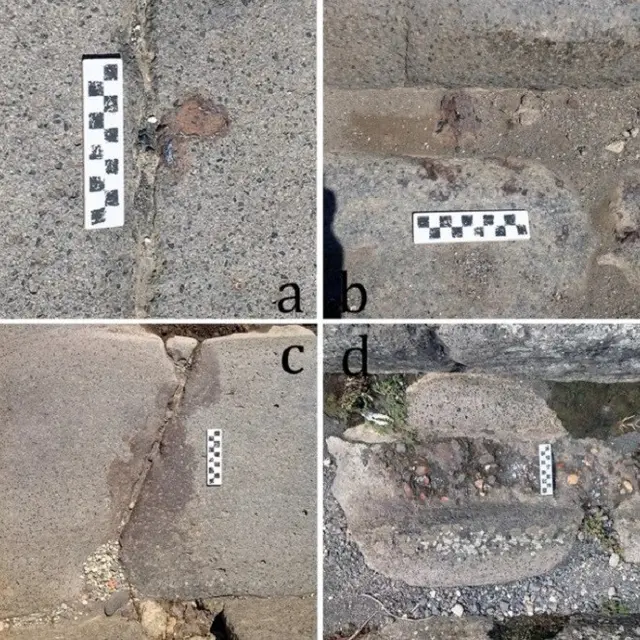 Jalan di Pompeii