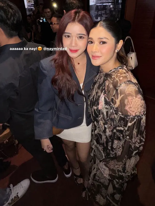 Naysila Mirdad saat Gala Premier Film Dokumenter Rossa