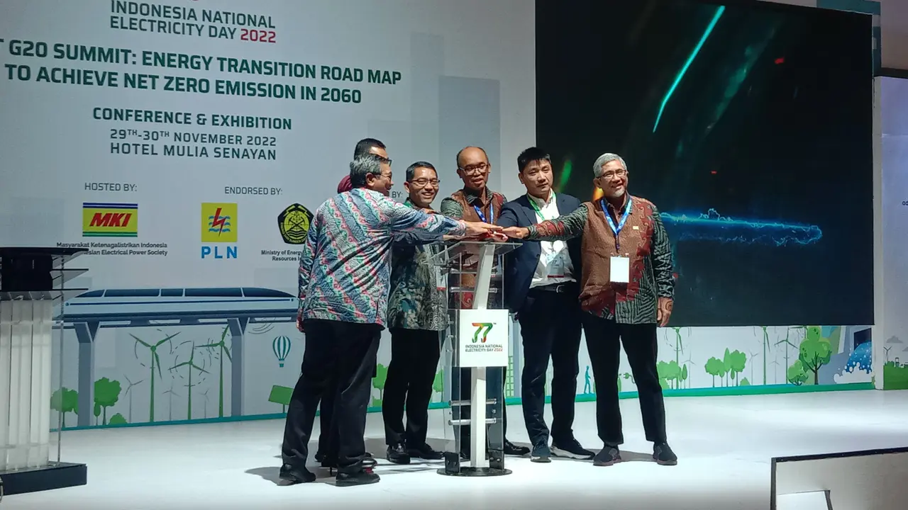 Indonesia National Electricity Day 2022 di Hotel Mulia, Jakarta, Selasa (29/11/2022).